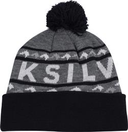 Quiksilver Ανδρικός Pom Pom Beanie Σκούφος σε Γκρι χρώμα