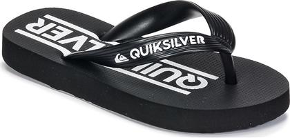 Quiksilver Παιδικές Σαγιονάρες Flip Flops Μαύρες Java Wordmark από το Zakcret Sports