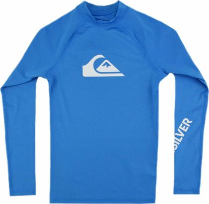 Quiksilver Παιδικό Μαγιό Αντιηλιακή (UV) Μπλούζα με Μακρύ Μανίκι για Αγόρι Μπλε από το Cosmos Sport