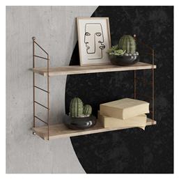 Ράφι Τοίχου Armoni 72x20x58εκ. Sacramento Oak