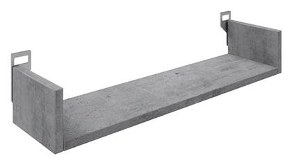 Ράφι Τοίχου Derva 60x15x10εκ. Γκρι