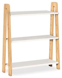 Ραφιέρα Δαπέδου Como 63x22x80εκ. Λευκό / Oak