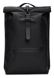 Rains Rolltop Rucksack Αδιάβροχο 17lt Μαύρο από το Modivo