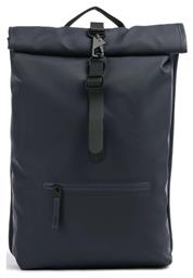 Rains Rolltop Rucksack Αδιάβροχο 17lt Navy Μπλε από το Modivo