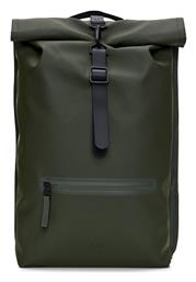 Rains Rolltop Rucksack Αδιάβροχο 17lt Πράσινο από το Modivo