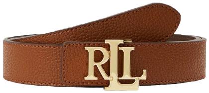 Ralph Lauren 3.0 Δερμάτινη Γυναικεία Ζώνη Διπλής Όψης Ταμπά