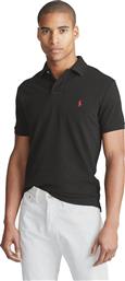 Ralph Lauren Ανδρικό T-shirt Κοντομάνικο Polo Μαύρο