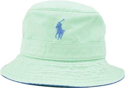 Ralph Lauren Υφασμάτινo Ανδρικό Καπέλο Στυλ Bucket Πράσινο 710798567008 από το Cosmos Sport