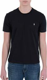 Ralph Lauren Ανδρικό T-shirt Μαύρο Μονόχρωμο από το Spartoo