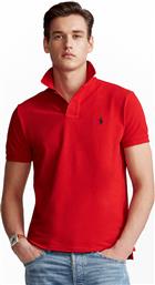 Ralph Lauren Ανδρική Μπλούζα Polo Κοντομάνικη Κόκκινη από το Cosmos Sport