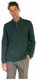 Ralph Lauren Ανδρική Μπλούζα Polo Μακρυμάνικη Dark Green από το Favela