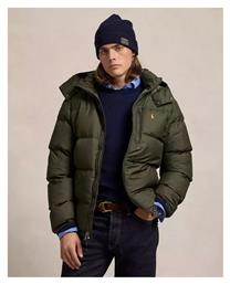 Ralph Lauren Ανδρικό Χειμωνιάτικο Μπουφάν Puffer Αδιάβροχο Dark Green από το Favela