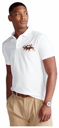 Ralph Lauren Ανδρικό T-shirt Κοντομάνικο Polo Λευκό