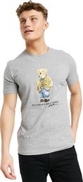 Ralph Lauren Ανδρικό T-shirt Με Στάμπα Γκρι από το Modivo