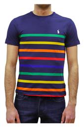 Ralph Lauren Ανδρικό T-shirt Πολύχρωμο με Ρίγες από το Gruppo Mossialos