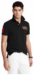 Ralph Lauren Ανδρικό T-shirt Polo Μαύρο