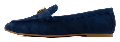 Ralph Lauren Δερμάτινα Γυναικεία Loafers σε Μπλε Χρώμα