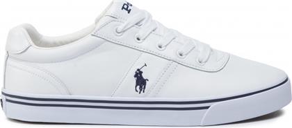 Ralph Lauren Hanford Leather Ανδρικά Sneakers Λευκά από το Cosmos Sport