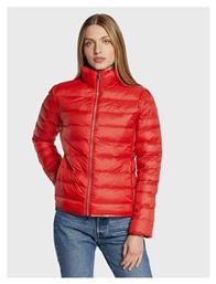 Ralph Lauren Κοντό Γυναικείο Puffer Μπουφάν για Χειμώνα Κόκκινο από το Modivo