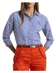Ralph Lauren Μακρυμάνικο Γυναικείο Πουκάμισο blue/white