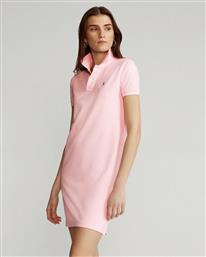 Ralph Lauren Mini Καλοκαιρινό All Day Φόρεμα Βαμβακερό Ροζ από το Cosmos Sport