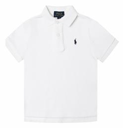 Ralph Lauren Παιδικό Καλοκαιρινό Polo Κοντομάνικο Λευκό από το Spartoo