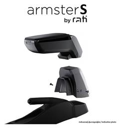 Rati Armster Τεμπέλης Αυτοκινήτου από Δερματίνη Συμβατός με Honda Jazz Mercedes-Benz S 2009-2015 σε Μαύρο Χρώμα