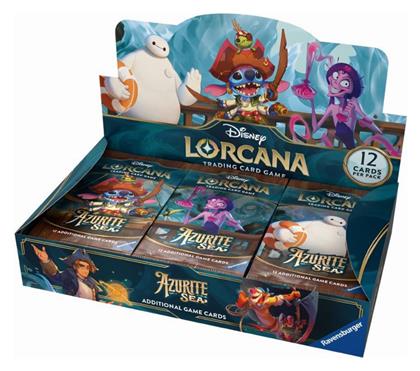 Ravensburger Disney Lorcana Tcg Φακελάκια Azurite Sea Booster Box (24 Packs)