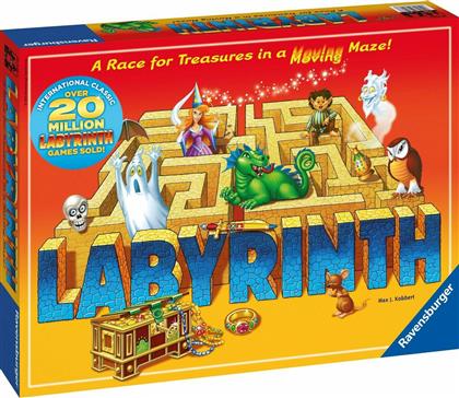 Ravensburger Επιτραπέζιο Παιχνίδι Λαβύρινθος Κυνήγι Θησαυρού για 2-4 Παίκτες 8+ Ετών από το Moustakas Toys
