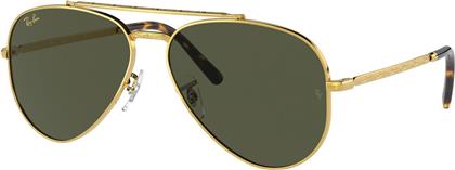 Ray Ban Aviator Γυαλιά Ηλίου με Χρυσό Μεταλλικό Σκελετό και Πράσινο Φακό RB3625 9196/31