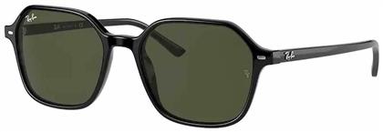 Ray Ban John Γυαλιά Ηλίου με Μαύρο Κοκκάλινο Σκελετό και Πράσινο Φακό RB2194 901/31