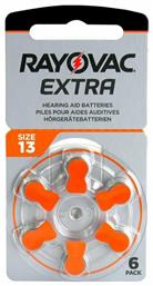 Rayovac Extra Advanced Μπαταρίες Ακουστικών Βαρηκοΐας 13 1.45V 6τμχ από το Public