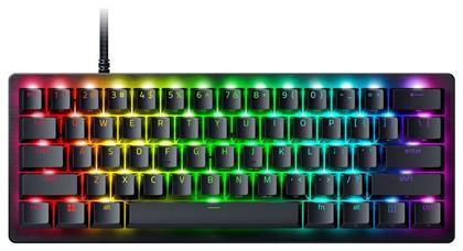 Razer Huntsman V3 Pro Mini Analog Gaming Μηχανικό Πληκτρολόγιο 60% με Razer Analog Optical Gen-2 διακόπτες και RGB φωτισμό (Αγγλικό US) Γκρι