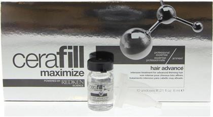 Redken Cerafill Maximize Αμπούλες Μαλλιών κατά της Τριχόπτωσης για Άνδρες 10x6ml από το Attica The Department Store