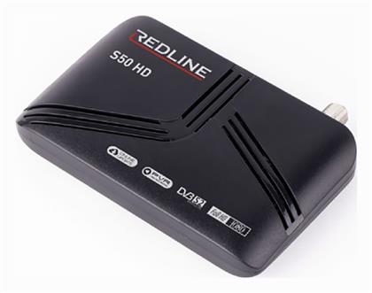 Redline Δορυφορικός Αποκωδικοποιητής S50 Full HD (1080p) DVB-S2 σε Μαύρο Χρώμα