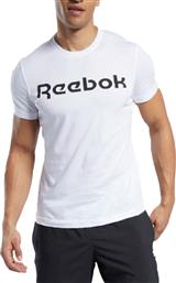 Reebok Graphic Series Linear Ανδρικό T-shirt Λευκό με Λογότυπο