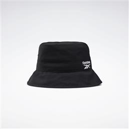 Reebok Υφασμάτινo Ανδρικό Καπέλο Στυλ Bucket Μαύρο από το Modivo