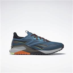 Reebok Nano X2 TR Adventure Ανδρικά Αθλητικά Παπούτσια για Προπόνηση & Γυμναστήριο Steely Blue S23r / Core Black / Smash Orange S23r