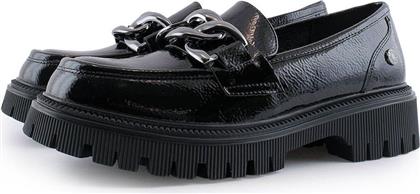 Refresh Γυναικεία Loafers σε Μαύρο Χρώμα από το Onlineshoes