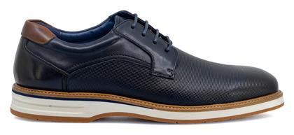 Renato Garini Comfort Memory Δερμάτινα Ανδρικά Casual Παπούτσια Navy Blue