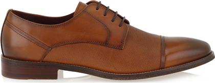 RENATO GARINI LACE-UP SHOES K515W8182532 - ΤΑΜΠΑ ΔΕΡΜΑ K515W8182532-TAN TUMBLED COW LEATHER από το Tsakiris Mallas