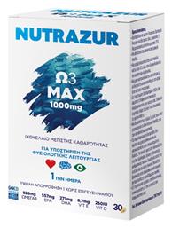 Rener Nutrazur Ω3 Max Ιχθυέλαιο 1000mg 30 κάψουλες