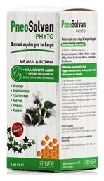 Rener PneoSolvan Phyto Σιρόπι Μέλι & 6 Βότανα με γεύση Μήλο για Ξηρό και Παραγωγικό Βήχα 150ml