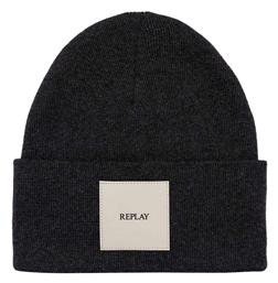 Replay Beanie Γυναικείος Σκούφος Πλεκτός σε Μαύρο χρώμα από το IzyShoes