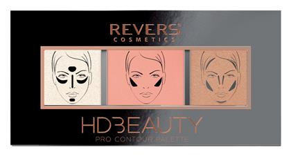 Revers Cosmetics HD Beauty Pro Palette Παλέτα Contouring 12gr