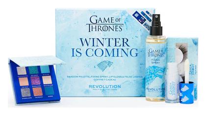 Revolution Beauty x Game of Thrones Winter Is Coming Σετ Μακιγιάζ για Πρόσωπο & Μάτια 4τμχ