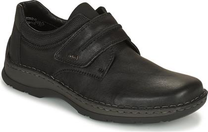 Rieker Δερμάτινα Ανδρικά Casual Παπούτσια Μαύρα από το Spartoo