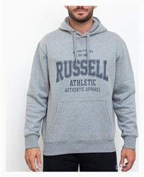 Russell Athletic Ανδρικό Φούτερ με Κουκούλα Γκρι από το Z-mall