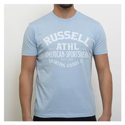 Russell Athletic Ανδρικό T-shirt Γαλάζιο με Στάμπα από το Z-mall