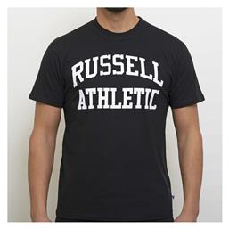 Russell Athletic Ανδρικό T-shirt Μαύρο με Λογότυπο από το Z-mall